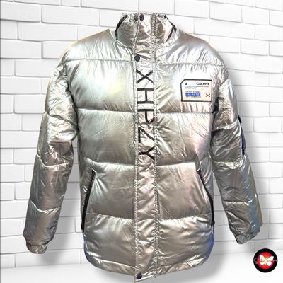 **HOY** Chaqueta acolchada metalizada   color Plateado Talla Hombre S
