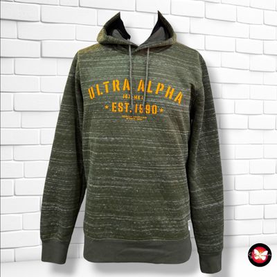 **HOY** Sudadera JACK&amp;JONES color Verde oliva Talla Hombre M