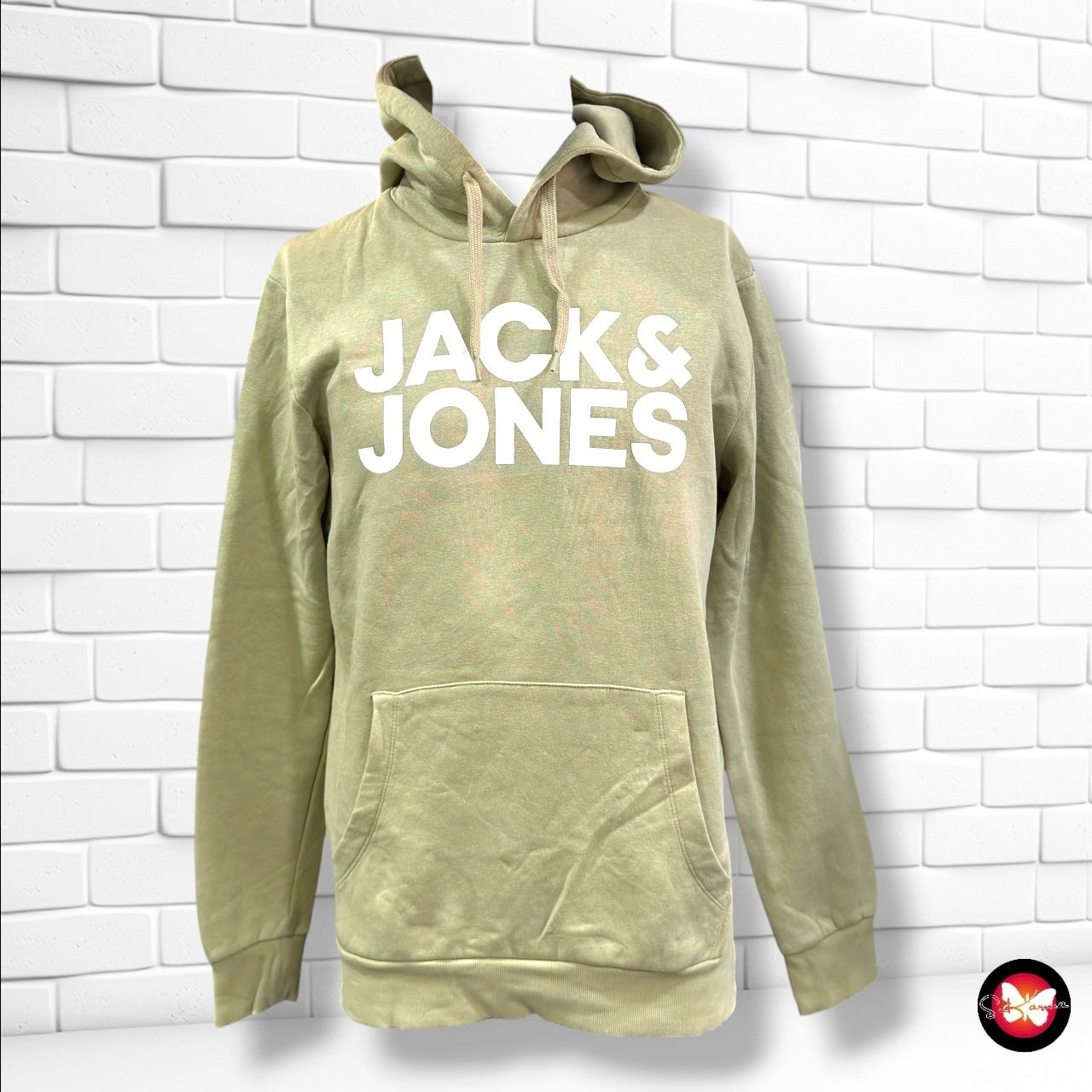 **HOY** Sudadera JACK&amp;JONES color Verde Talla Hombre L