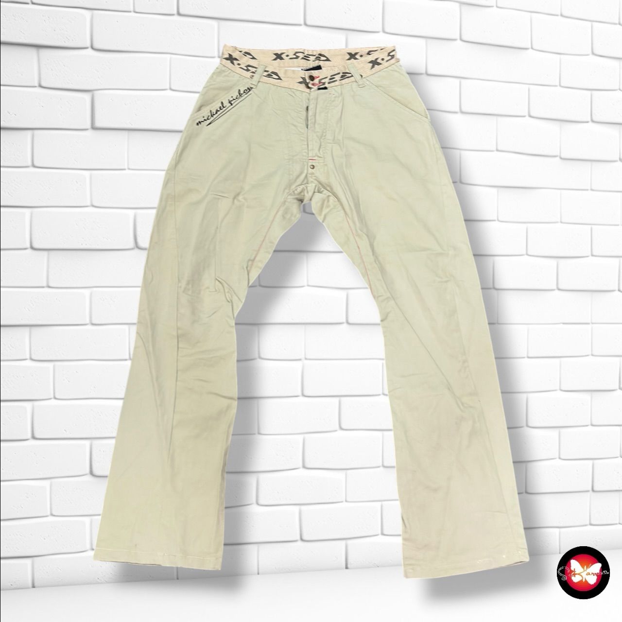 **HOY** Pantalón X·SEA color Camel Talla Hombre 40