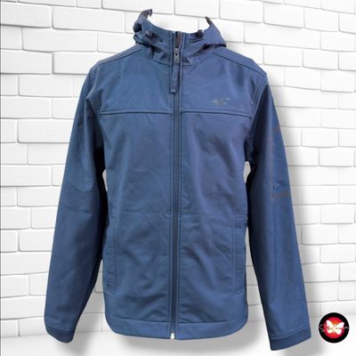 **HOY** Chaqueta tipo neopreno HOLLISTER color Azul marino Talla Hombre L