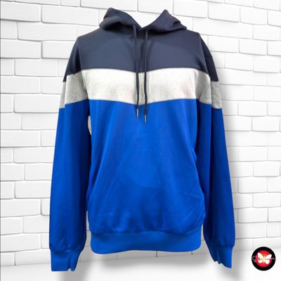 **HOY** Sudadera  color Azul y gris Talla Hombre L