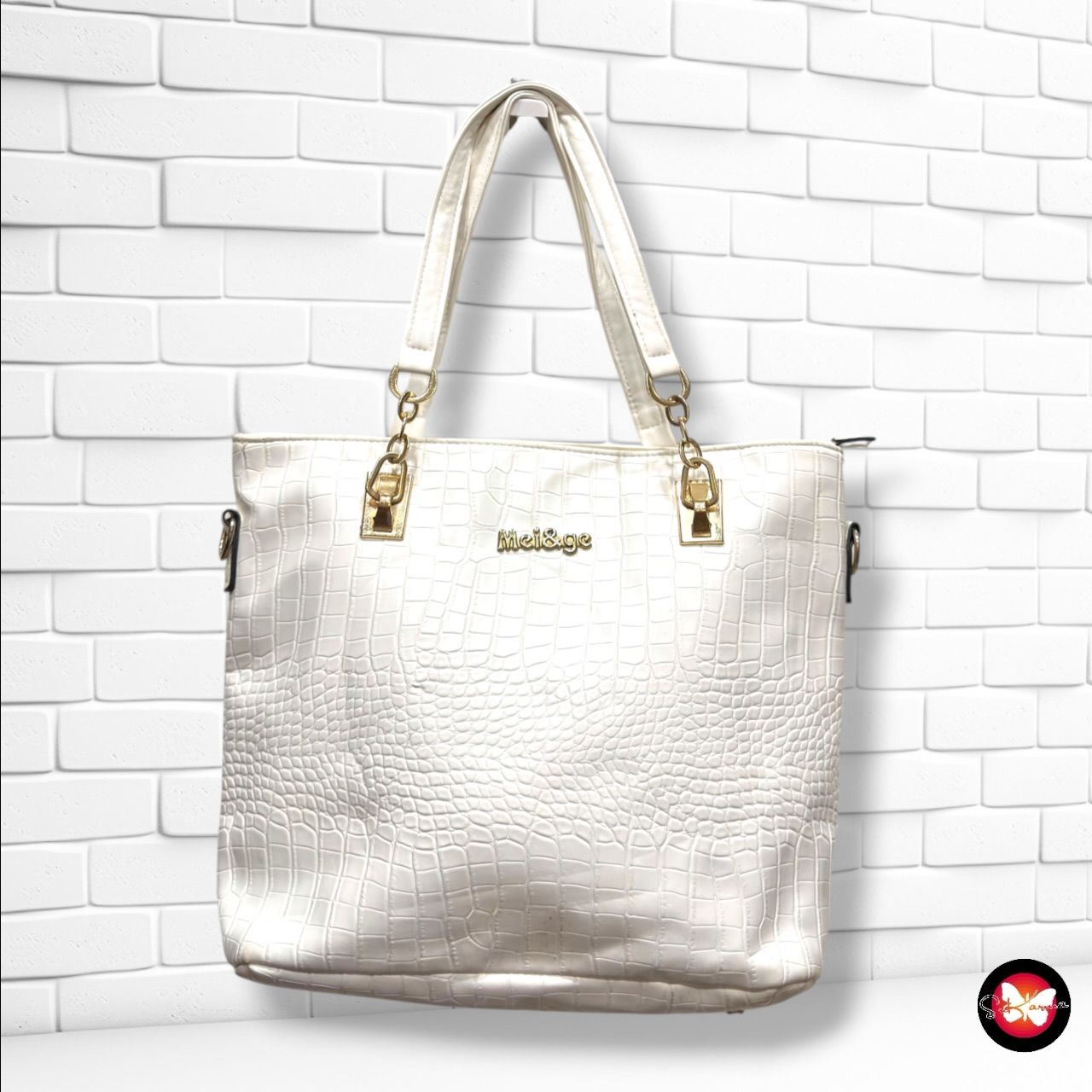 **HOY** Bolso de hombro  color Blanco Talla GRANDE