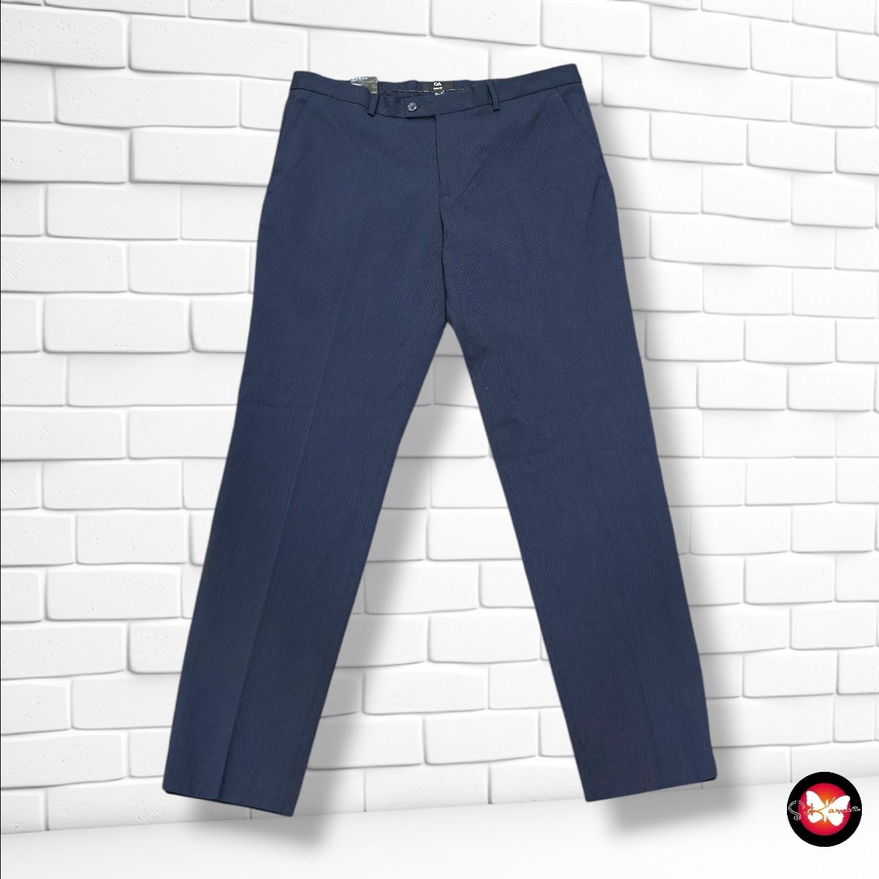 **HOY** Pantalón de vestir SLIM FIT C&amp;A color Azul Talla Hombre 48
