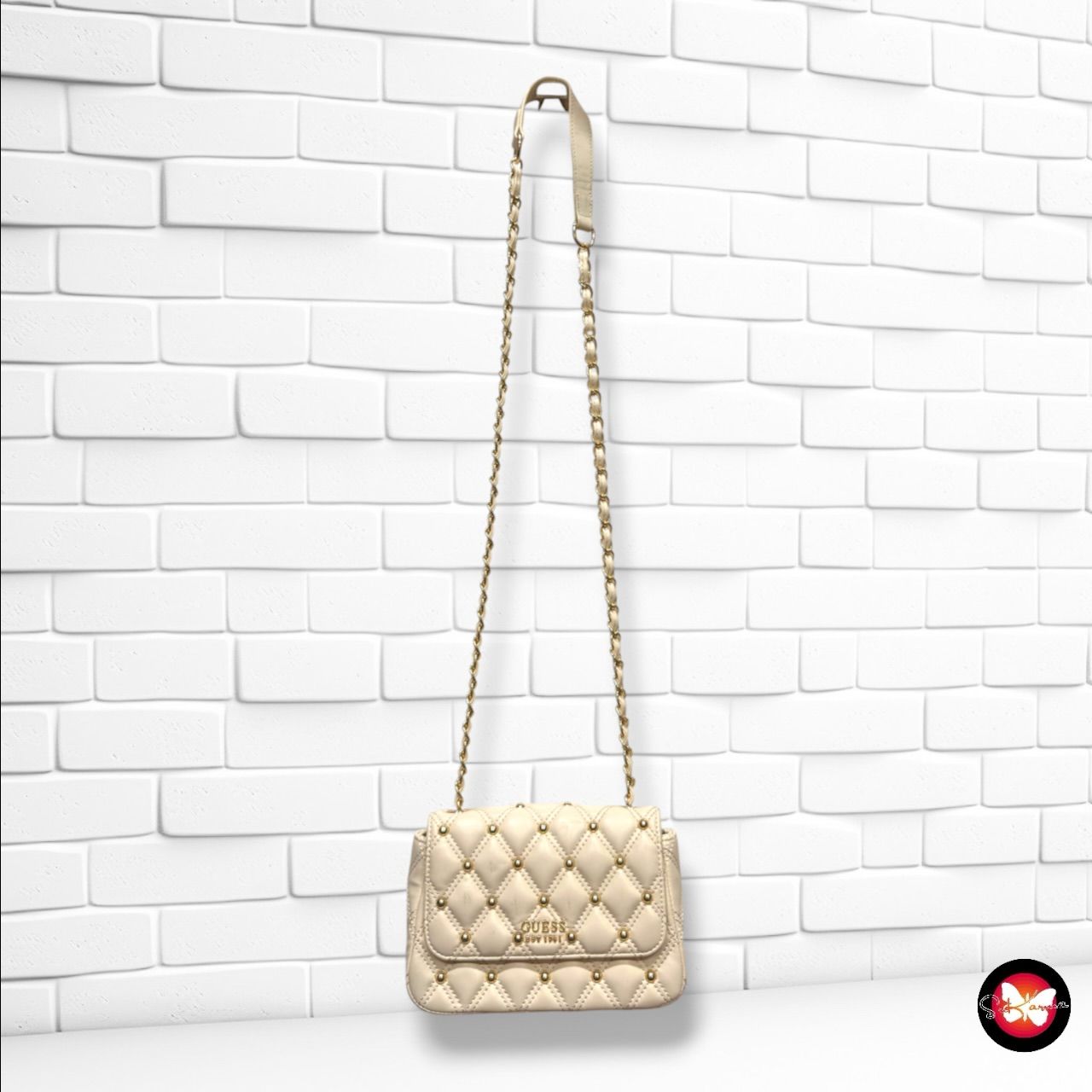 **HOY** Bolso bandolera GUESS color Crema Talla PEQUEÑO
