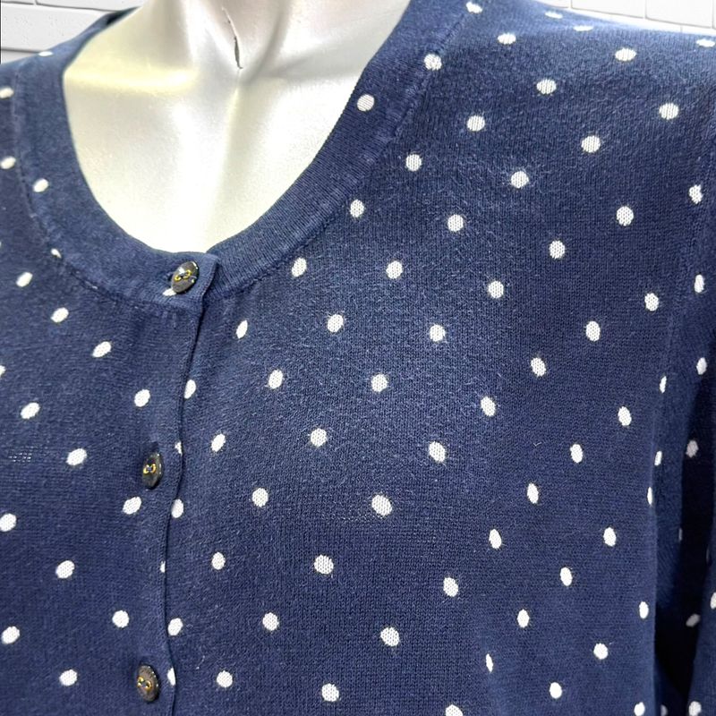 Chaqueta de punto TOMMY HILFIGER color Azul marino y blanco Talla M