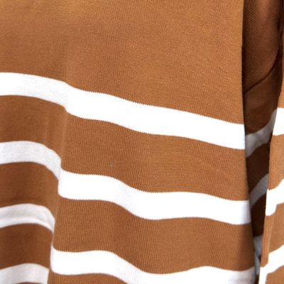 **HOY** Jersey de manga larga de rayas JANINA color Marrón y blanco Talla L