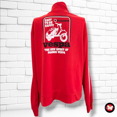 **HOY** Chaqueta sudadera “VESPA" color Rojo Talla XL