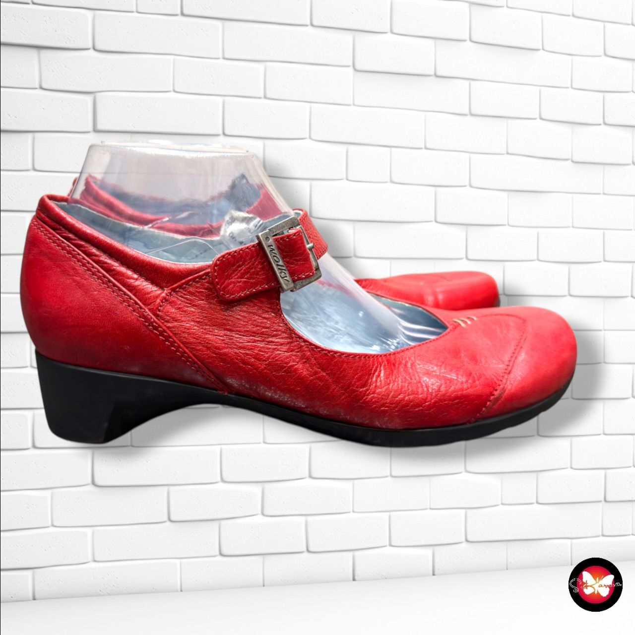 **HOY** Zapatos de piel WALKY color Rojo Talla Calzado 41