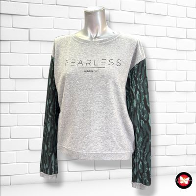 **HOY** Sudadera ADIDAS color Gris y verde Talla S