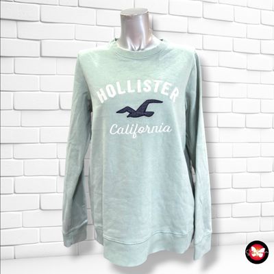 **HOY** Sudadera HOLLISTER color Menta Talla M