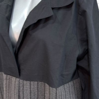 **HOY** Vestido de media manga JEAN LOUIS PARIS color Negro y gris Talla L