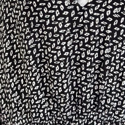 **HOY** Vestido de manga larga PRIMARK color Negro y blanco Talla 46