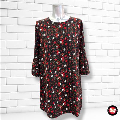 **HOY** Vestido de florecitas EASY WEAR color Negro y varios Talla M