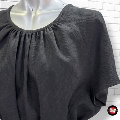 **HOY** Vestido de entretiempo de manga corta color Negro Talla L