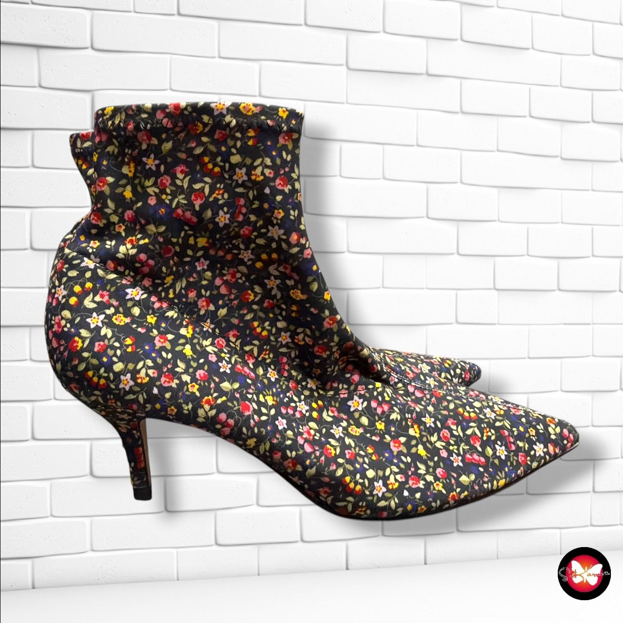 **HOY** Botines de lycra de florecias ZARA color Varios Talla Calzado 37