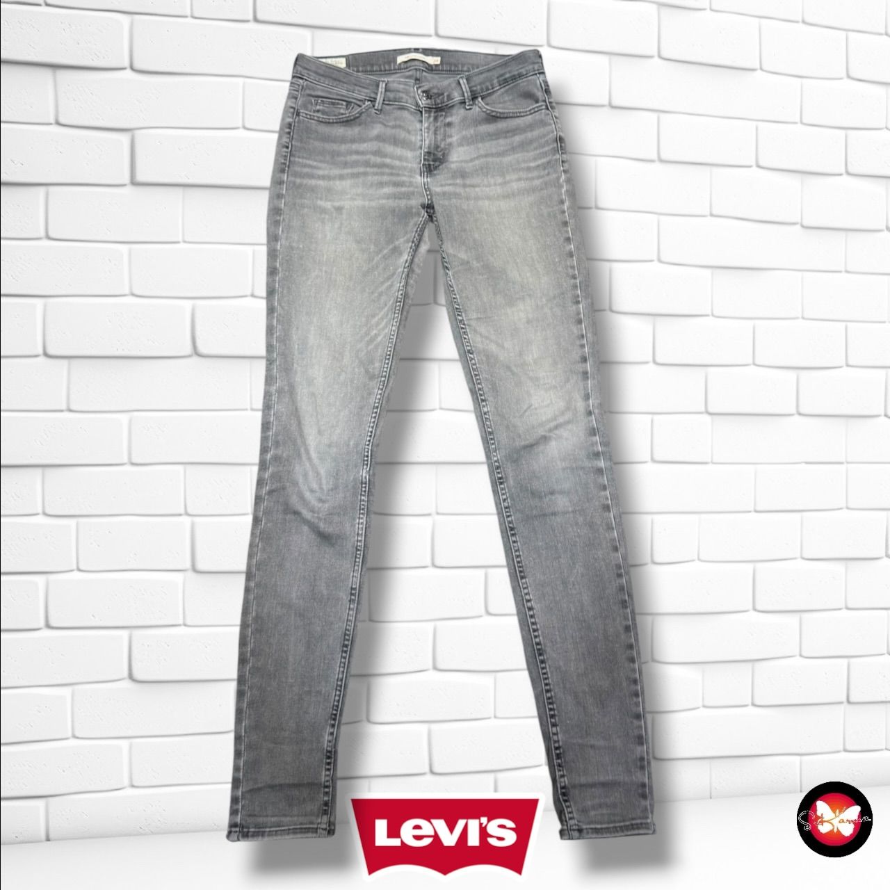 **HOY** Pantalón 710 SUPER SKINNY LEVI’S color Gris vaquero Talla M/L (W29)