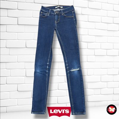 **HOY** Pantalón 710 SUPER SKINNY LEVI’S color Azul vaquero oscuro Talla XXS (W23)