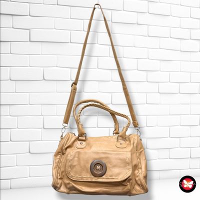 **HOY** Bolso bandolera / de hombro color Camel Talla GRANDE