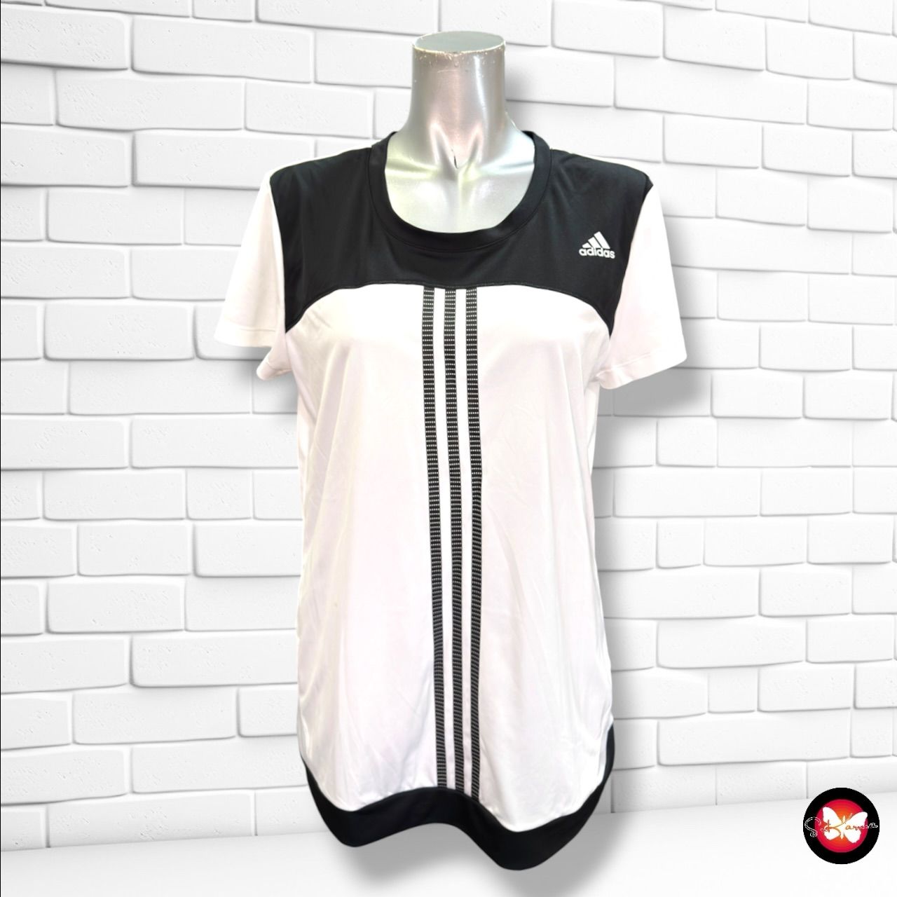 **HOY** Camiseta deportiva ADIDAS color Blanco y negro Talla M