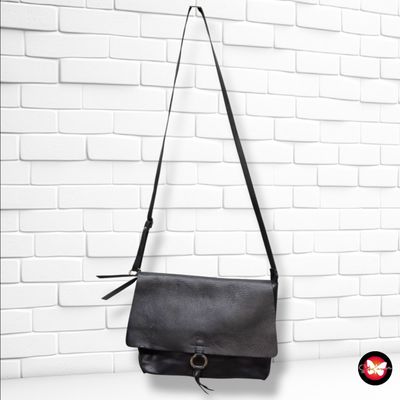 **HOY** Bolso bandolera de piel ANN KUTZ color Negro Talla MEDIANO
