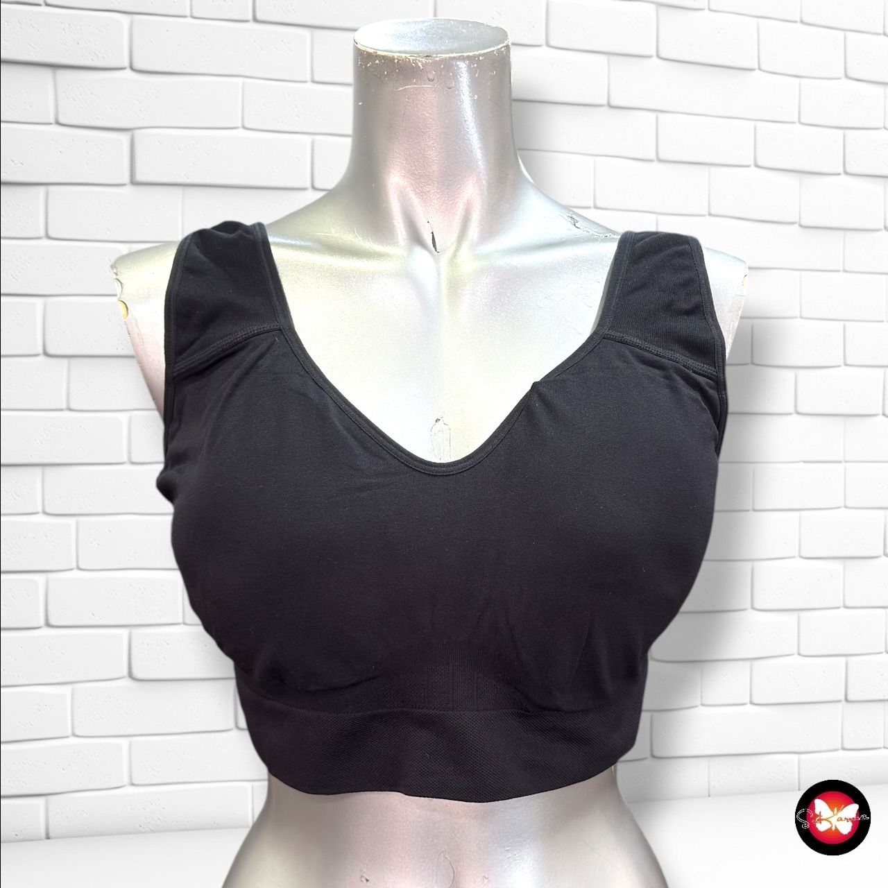 **HOY** Top deportivo  color Negro Talla XL (grande)