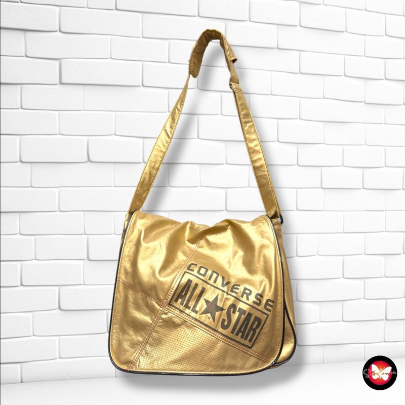 **HOY** Bolso bandolera CONVERSE color Dorado Talla GRANDE