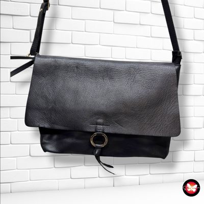 **HOY** Bolso bandolera de piel ANN KUTZ color Negro Talla MEDIANO