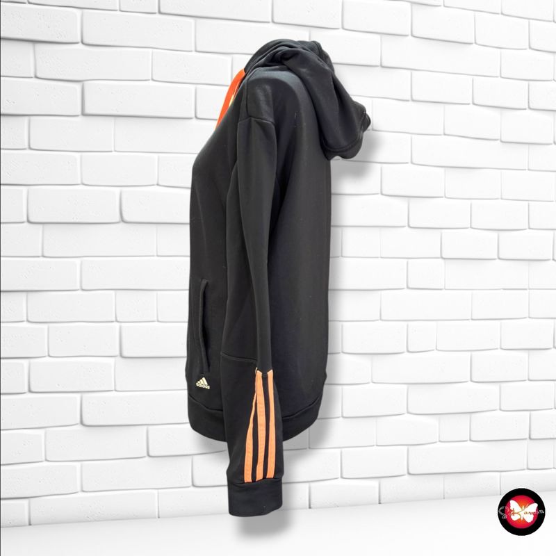 **HOY** Chaqueta sudadera ADIDAS color Negro y naranja Talla L