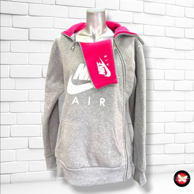 **HOY** Chaqueta sudadera NIKE color Gris y magenta Talla L