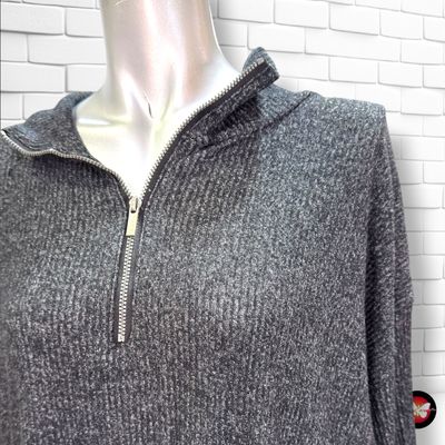 **HOY** Jersey de manga larga con cremallera color Gris oscuro Talla XXL