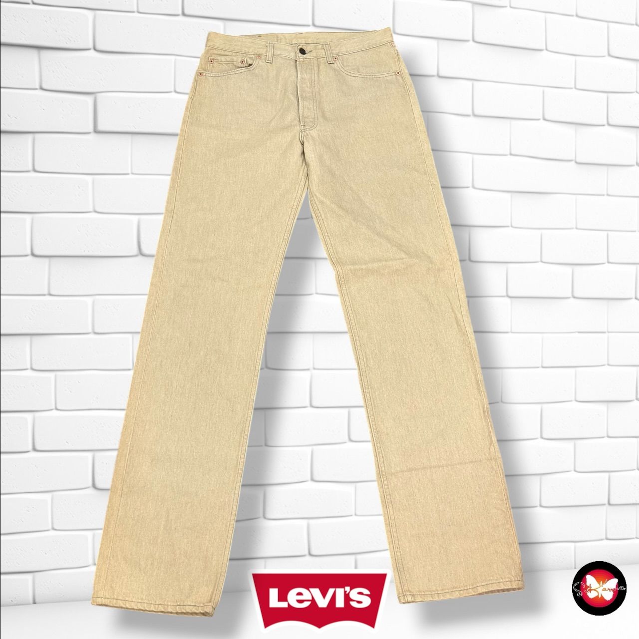 **HOY** Pantalón 501 LEVI’S color Camel Talla Hombre W34 L36