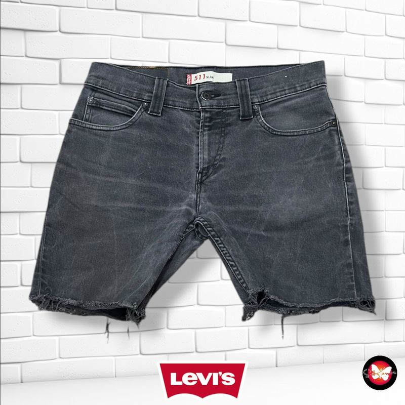 **HOY** Pantalón bermudas 511 LEVI’S color Negro vaquero Talla Hombre W32