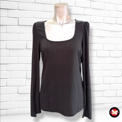 **HOY** Camiseta de mangas abullonadas AWARE color Negro Talla M