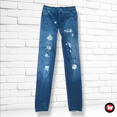 **HOY** Mallas efecto vaquero  color Azul Talla ÚNICA