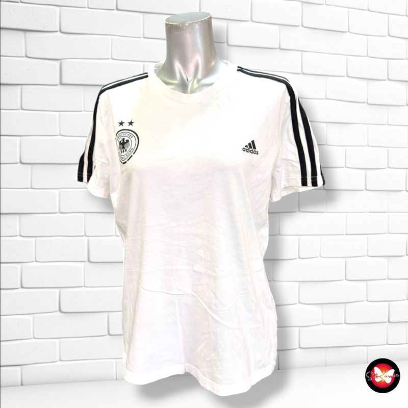 **HOY** Camiseta de manga corta · DEUTSCHER FUSSBALL-BUND · ADIDAS color Blanco Talla L