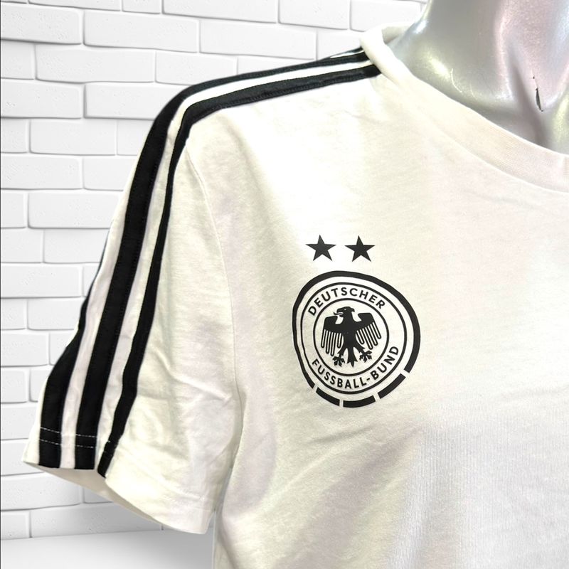 **HOY** Camiseta de manga corta · DEUTSCHER FUSSBALL-BUND · ADIDAS color Blanco Talla L
