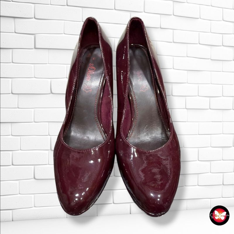 **HOY** Zapatos de tacón acharolados S.OLIVER color Granate Talla Calzado 41