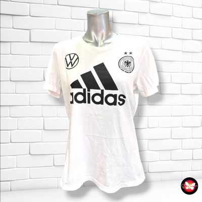 **HOY** Camiseta de manga corta · DEUTSCHER FUSSBALL-BUND · ADIDAS color Blanco Talla M