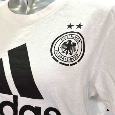 **HOY** Camiseta de manga corta · DEUTSCHER FUSSBALL-BUND · ADIDAS color Blanco Talla M