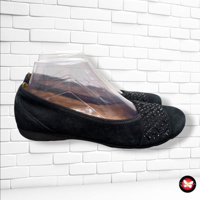 **HOY** Manoletinas de ante GABOR color Negro Talla Calzado 37,5 (4,5UK)