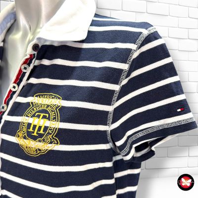 **HOY** Polo de manga corta TOMMY HILFIGER color Azul marino y blanco Talla L