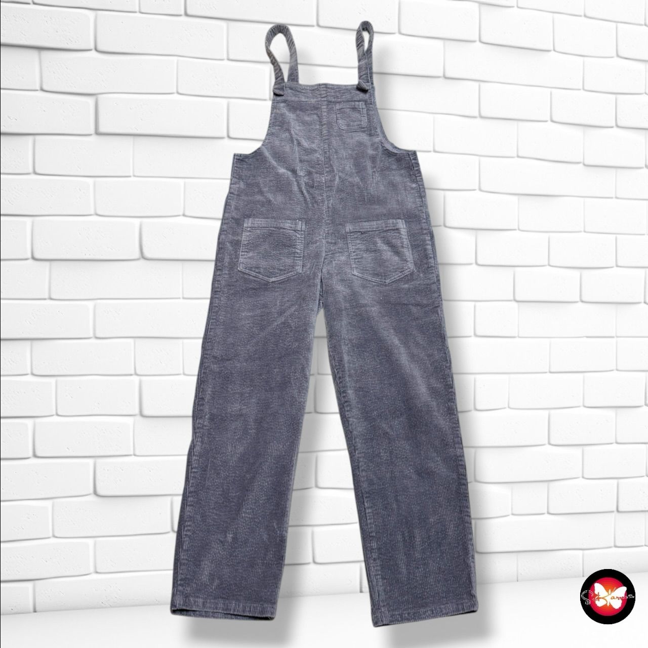 **HOY** Peto largo de pana XIMO color Gris Talla S/M