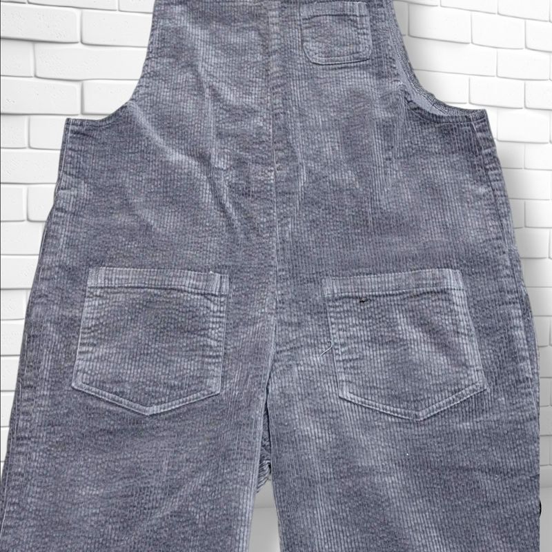 **HOY** Peto largo de pana XIMO color Gris Talla S/M