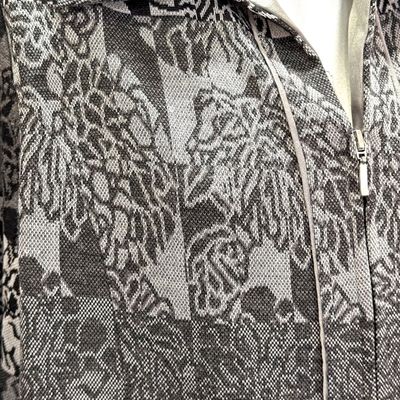 **HOY** Chaqueta de punto ANTONIO DOMINGUEZ color Gris y negro Talla XL