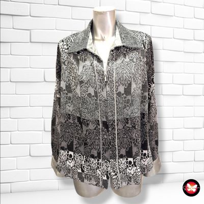 **HOY** Chaqueta de punto ANTONIO DOMINGUEZ color Gris y negro Talla XL