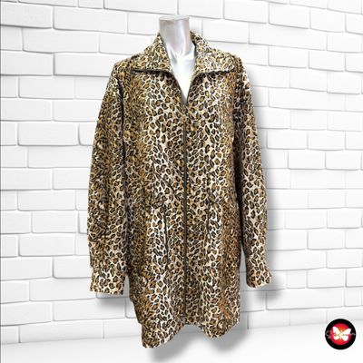 **HOY** Chaqueta de entretiempo color Animal print Talla 4XL