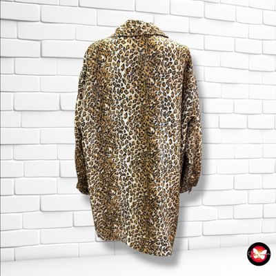 **HOY** Chaqueta de entretiempo color Animal print Talla 4XL