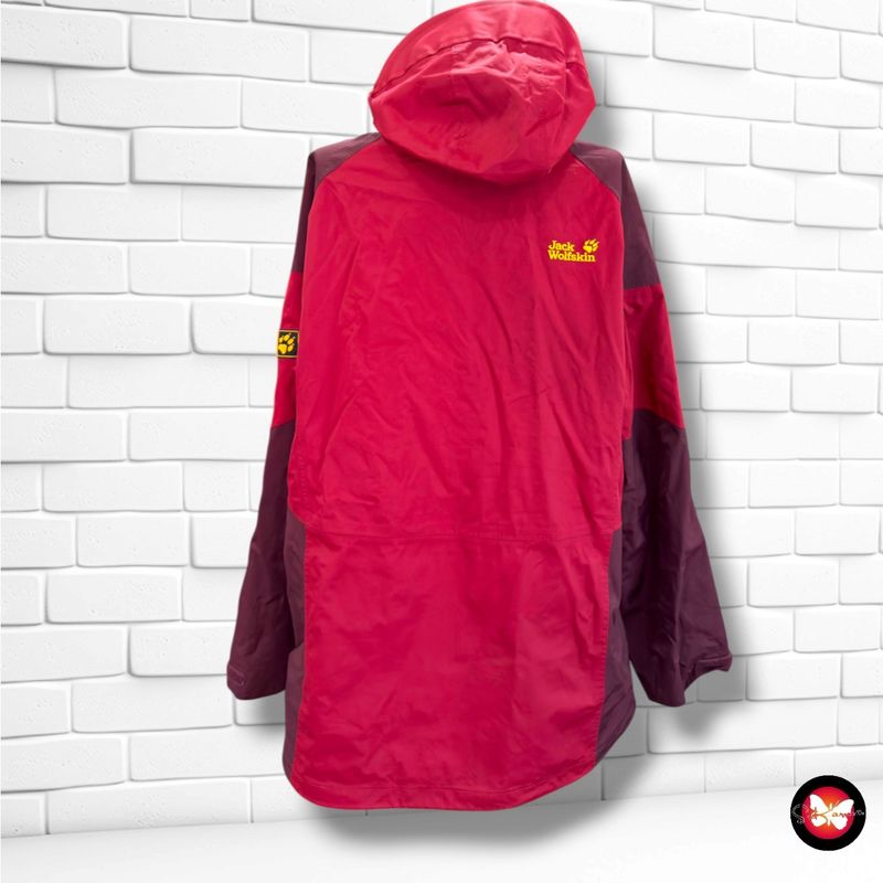 **HOY** Chaqueta deportiva cortavientos JACK WOLFSKIN color Granate Talla XL (grande)