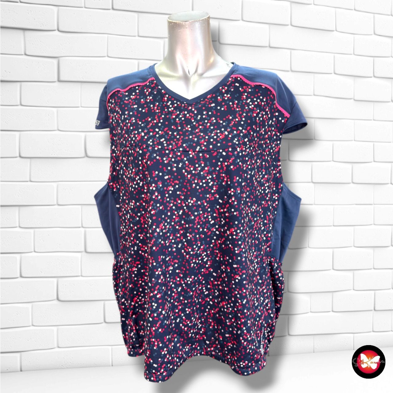Camiseta deportiva ROCKRIDER DECATHLON color Azul marino y varios Talla XXL